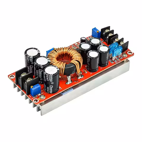 DC-DC Step Up pastiprinātājs 12V uz 24V/36V/48V/60V 1200W 20A