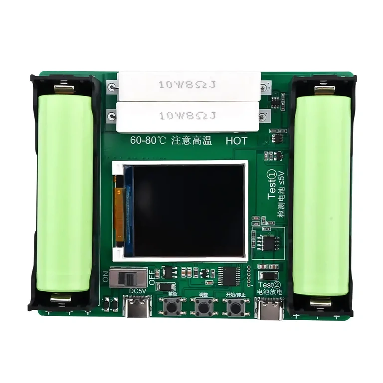 18650 akumulatora uzlādes/izlādes testeris Testeris ar uzlādes un izlādes funkciju 18650