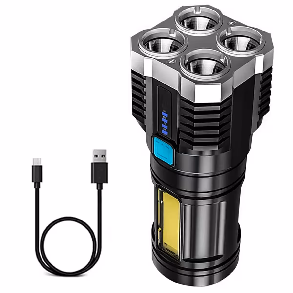 LED lukturis ar ļoti spēcīgu gaismu medībām