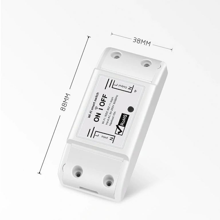 WiFi relejs ar tālvadības slēdža funkciju Relejs bezvadu slēdzim, kontrolējams ar viedtālruni