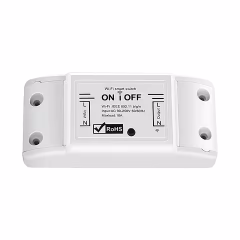 Bezvadu WiFi relejs 1 kanāls 220V 10A – Tuya Smart Home automatizācija