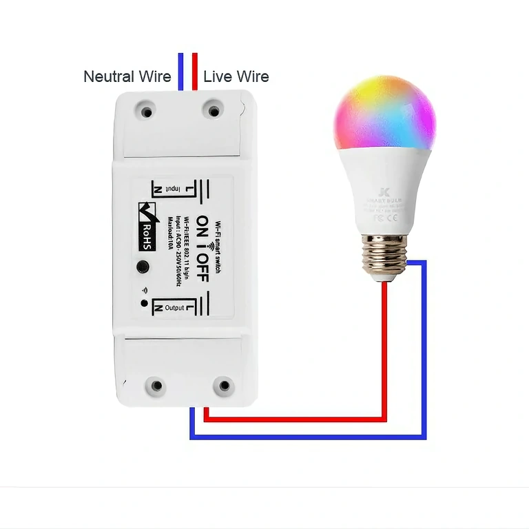 Elektriskā shēma viedajam relejam Elektroshēma un instrukcijas viedreleja pieslēgšanai ar vienu kanālu