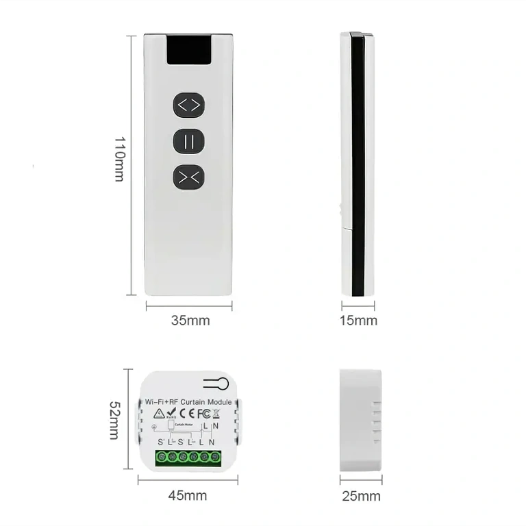 Visas komplekta detaļas: kontrolieris, tālvadības pults un turētājs