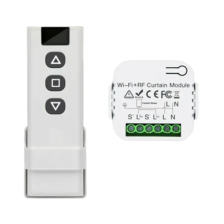 Priekšskats ar Tuya bezvadu pārslēgšanas moduli viedai kontrolei