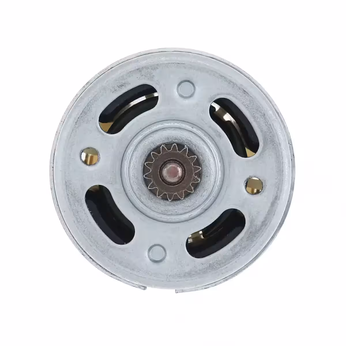 Priekšskats ar RS550 GRS550VC motoru un redzamu zobratu