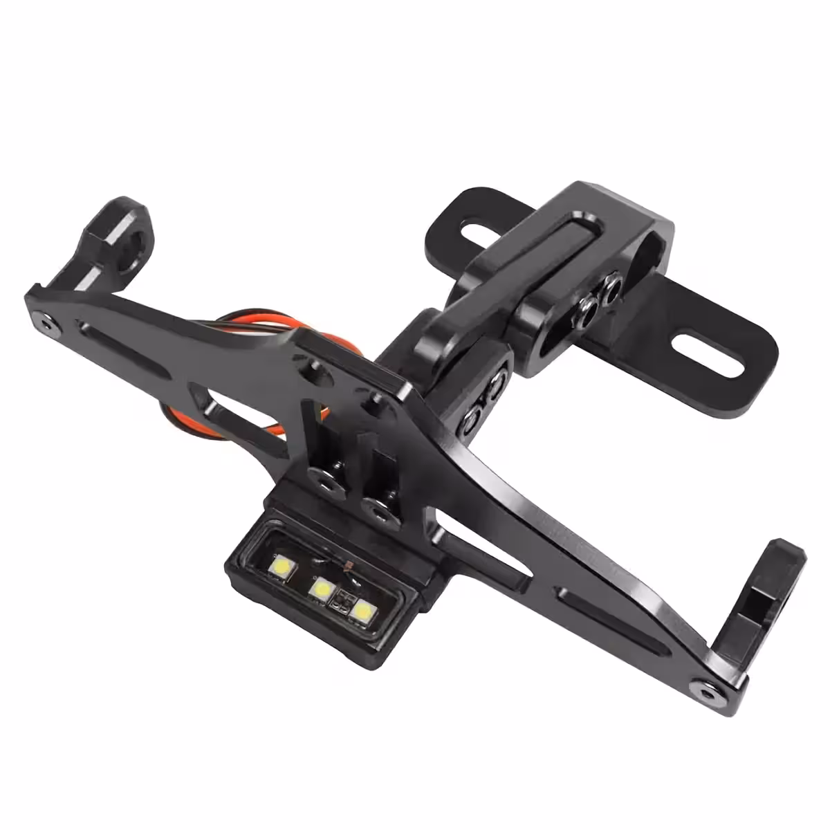 Universāls motocikla numura turētājs, saderīgs ar vairākām markām