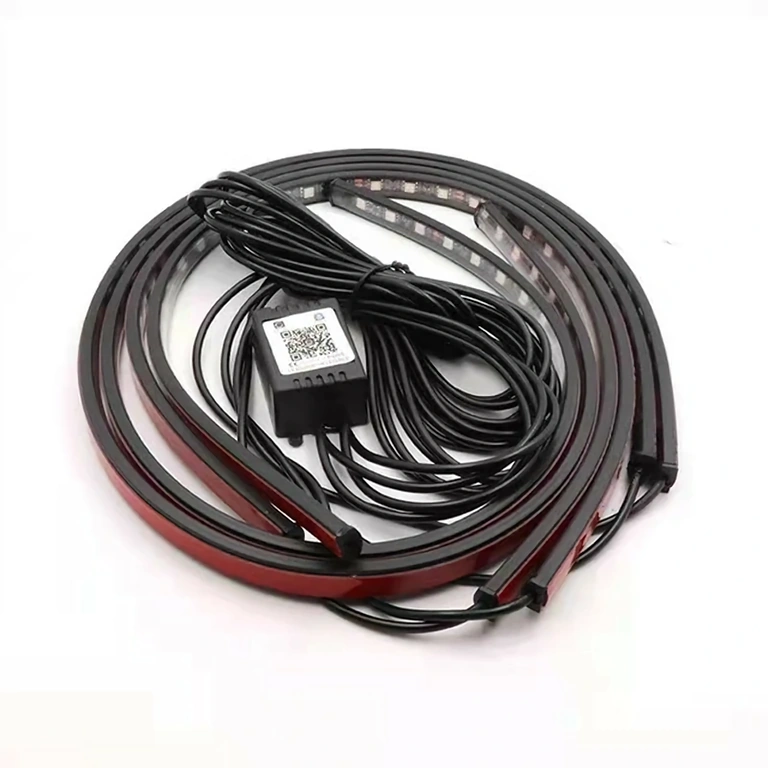 Auto daudzkrāsu LED apgaismojuma sistēma