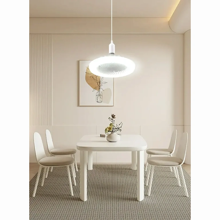 Mūsdienīgs ventilators ar gaismu dzīvojamai istabai Moderns griestu ventilators viesistabā