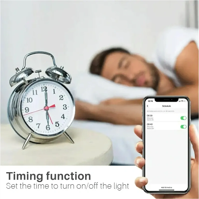 E27 LED spuldze ar WiFi, spilgtuma regulēšanu un pielāgotām ainām