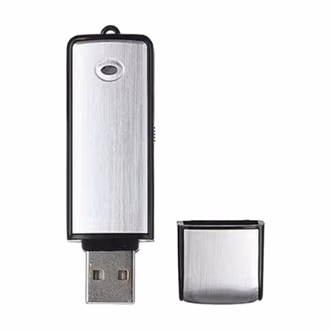 16GB USB audio ierakstītājs ar mikrofonu un uzlādējamu akumulatoru – 160 stundas ieraksta