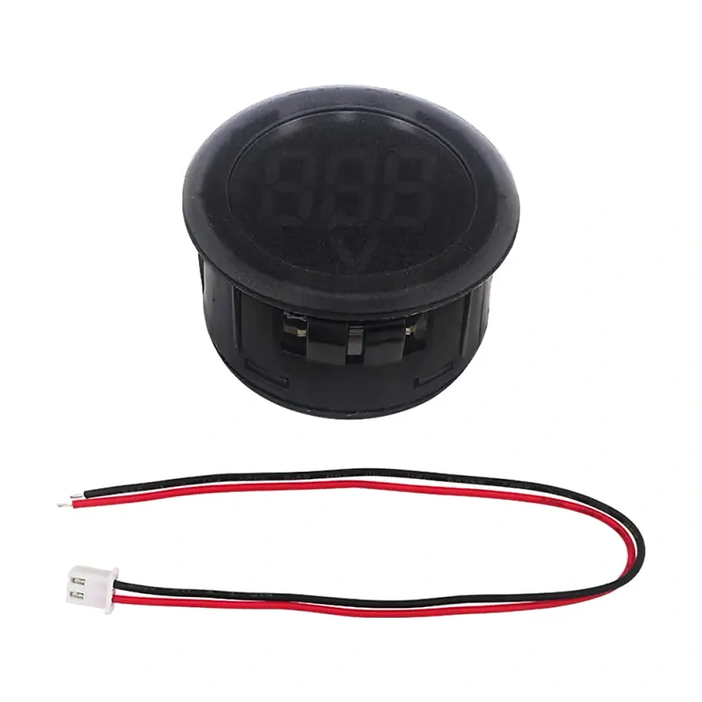 Digitālais voltmetrs ar ABS korpusu Digitālais voltmetrs ar izturīgu ABS korpusu