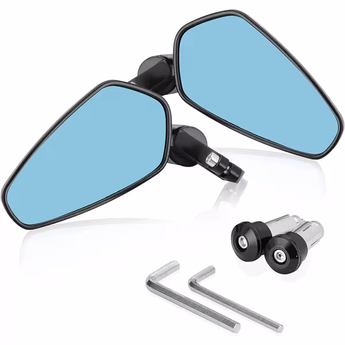 CNC alumīnija spoguļi, piemēroti motocikliem un ATV