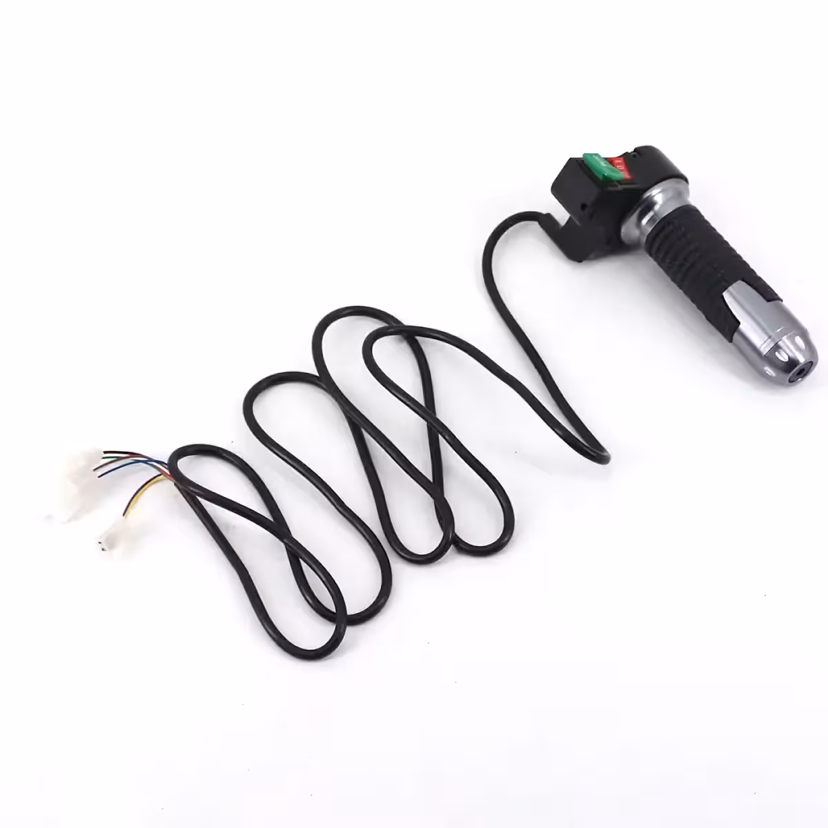 Akseleratora rokturis elektriskajam skūterim Harley tipa