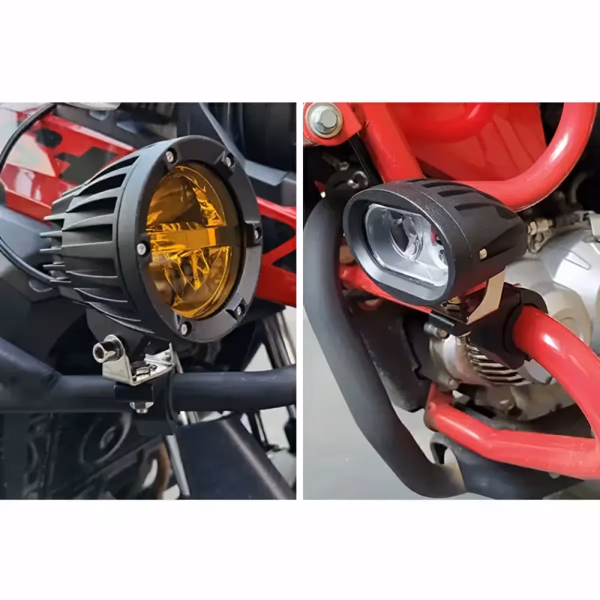 Divkāršas skavas LED stieņa fiksēšanai