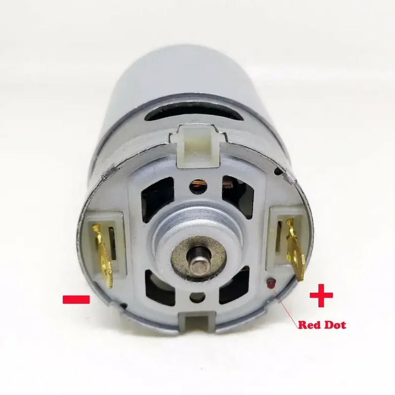 RS550 motora tehniskās detaļas DC RS-550 motors ar detalizētām tehniskajām specifikācijām