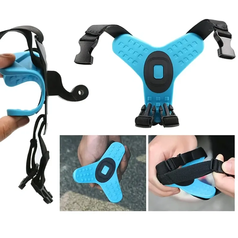 Action kameras stiprinājums uz motocikla ķiveres Droša sistēma kameras montāžai uz motocikla ķiveres