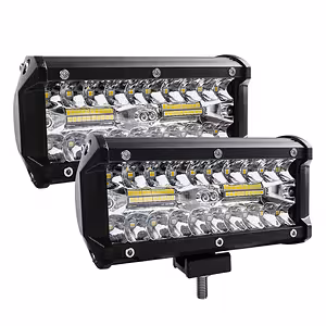 2 LED BAR prožektoru komplekts auto 240W – 24000LM, 12V/24V traktoriem, kravas automašīnām, ATV, offroad