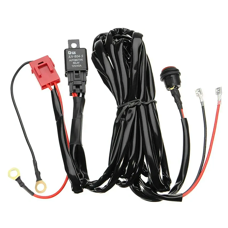 Elektriskais vads ar 40A releju un gaismas slēdzi LED gaismām