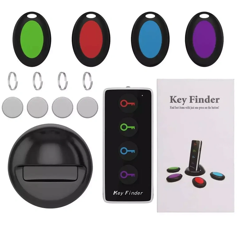 Tālvadības pults ar lukturi un viedajiem tagiem ātrai atrašanai