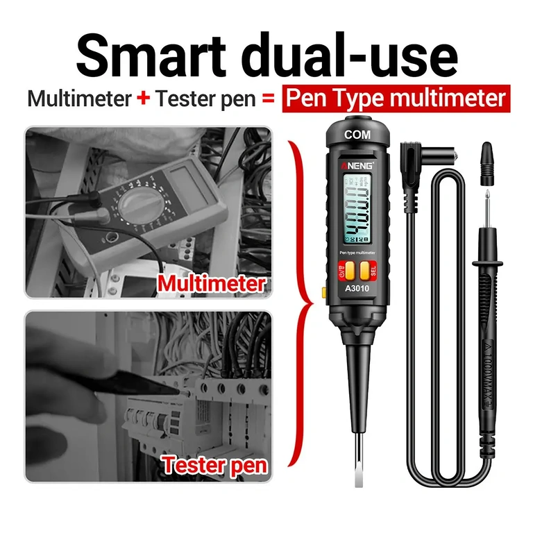 Praktiska demonstrācija sprieguma testa lietošanai