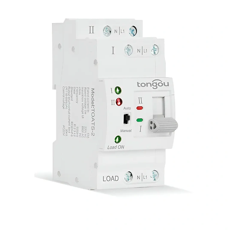 ATS ierīce no taisnā leņķa, sānskata perspektīva