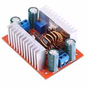 Step-up Boost DC-DC modulis 400W 15A – sprieguma pastiprinātājs 8.5V–50V uz 10V–60V