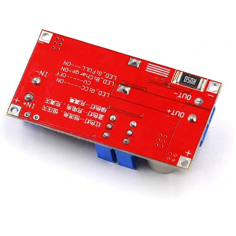 XL4015 regulējams buck pārveidotājs – aizmugures attēls