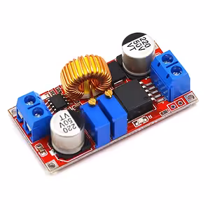 XL4015 Step-Down DC-DC Converter 5A – regulējams spriegums un strāva, CC CV modulis 1.25V–36V LED akumulatoru uzlādei