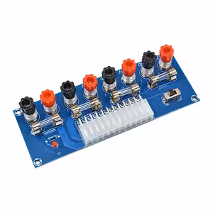 PC ATX barošanas adapteris 12V/5V – pārveidošanas plates darbam ar galddatoru