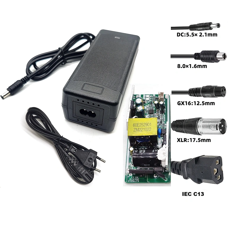 48V–54,6V 2A lādētājs ar 8mm koaksiālo spraudni, saderīgs ar Xiaomi un Segway-Ninebot