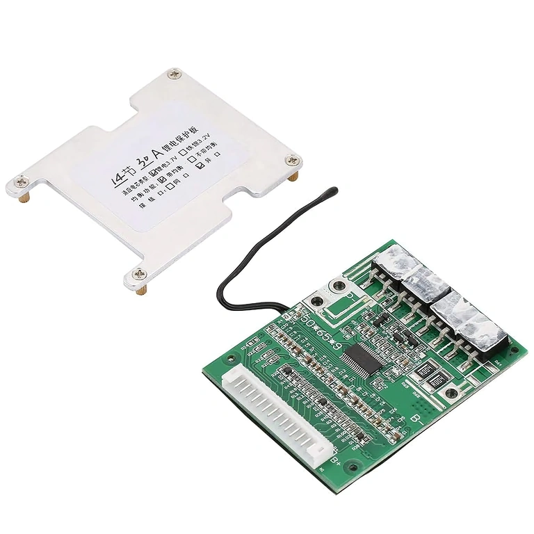 BMS 14S 52V plate Li-Ion akumulatoru aizsardzībai velosipēdiem un elektriskajiem skrejriteņiem