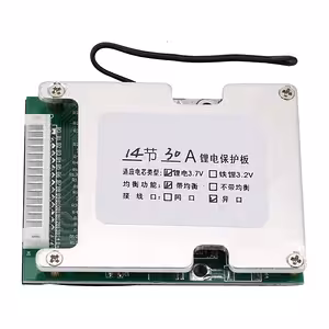 BMS 14S 52V 30A Li-Ion baterijām – akumulatoru aizsardzība un līdzsvarošana