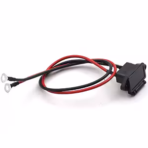 Akumulatora barošanas ligzda elektriskajam skūterim Citycoco un Harley – uzlādes kabelis 60 cm