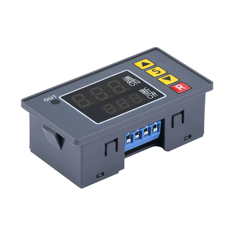 Pogas “S”, “▲”, “▼” un “R” taimeru parametru iestatīšanai