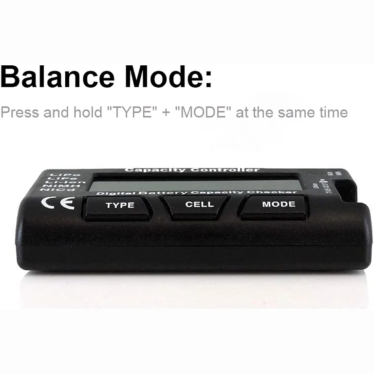 Digitālais testeris visiem 2–7S bateriju veidiem, precizitāte 0,001V