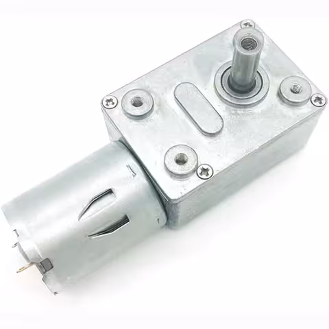 12V GY-370 reduktora motors – zema apgriezienu, augsta griezes momenta motors ar pašbloķēšanas funkciju