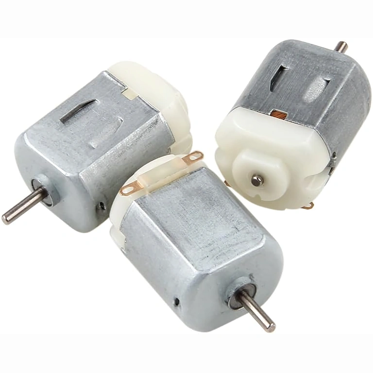 Mini DC 130 motors 3V, 6 gabalu komplekts