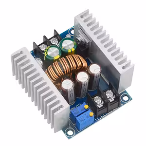 Step Down 20A 300W – regulējams DC-DC sprieguma pazeminātājs 6–40V → 1.2–36V, CC/CV modulis