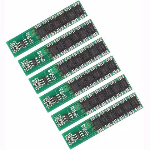6 gabali – BMS 1S 18650 3.7V 10A modulis ar pilnu aizsardzību
