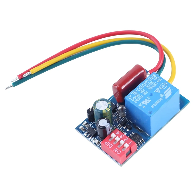 Komponenti mehāniskā/analogā laika releja modulim, detaļu apskate