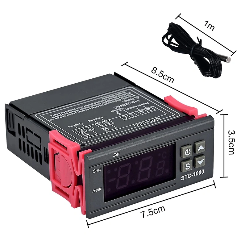STC1000 temperatūras regulators alus, vīna un mājas brūvēšanas fermentācijai