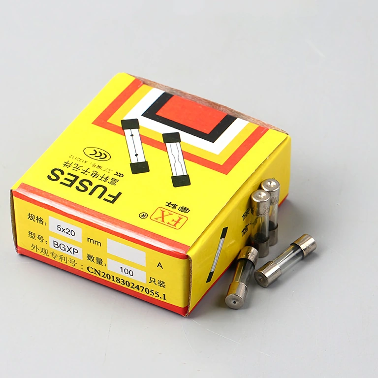 Komplekts 100 stikla drošinātāju 10A 5x20 mm