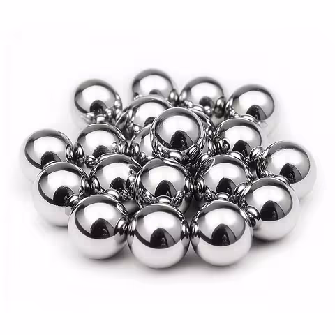 Premium tērauda lodītes gultnim – 100% apaļas, izmēri 6mm, 8mm, 10mm, 12mm