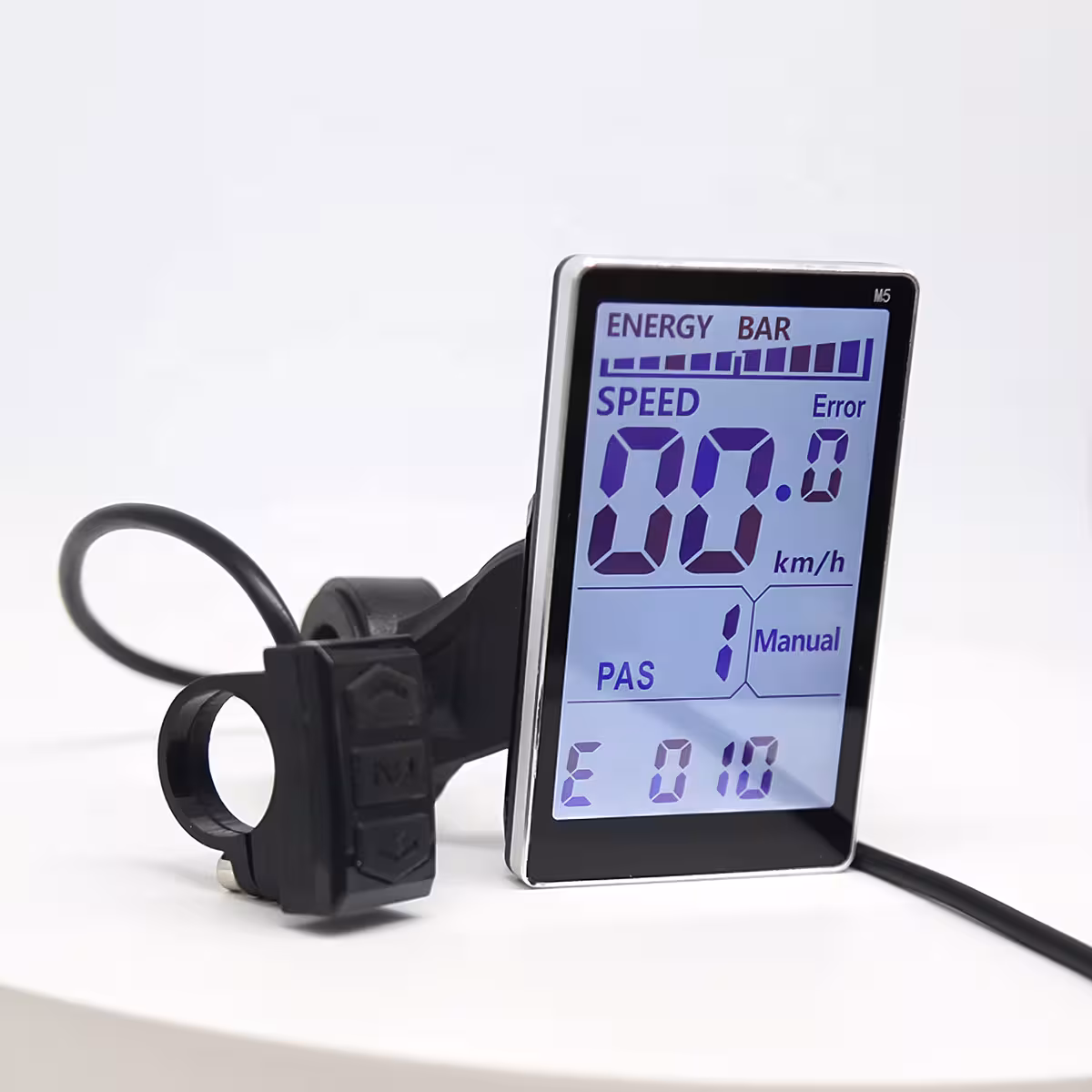 Fona apgaismojuma spilgtuma regulēšana M5 displejā elektriskajam velosipēdam 500W–1000W